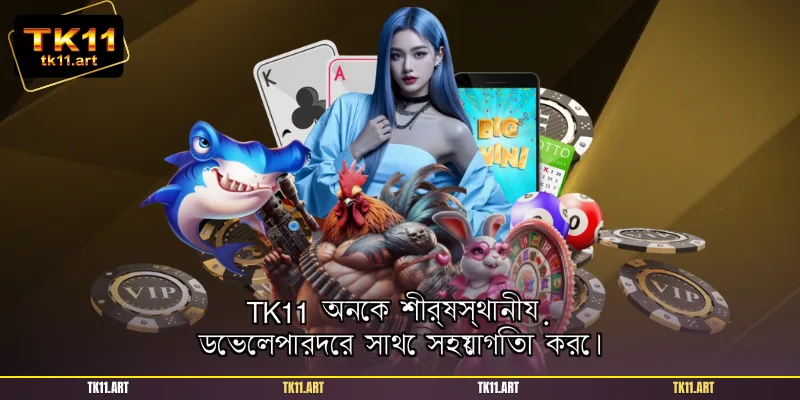TK11 অনেক শীর্ষস্থানীয় ডেভেলপারদের সাথে সহযোগিতা করে।